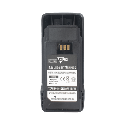 Batería Recargable de Alta Capacidad de Li-Ion, 2500mAh para radios Motorola R2