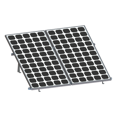 Montaje para Panel Solar, Riel «8» de 2700mm para Módulos con Espesor de 35mm, Velocidad de Viento Máx. 136km/h