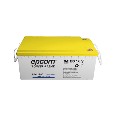 Batería de GEL PURO / 12 V @ 200 Ah / Ciclo profundo / Para uso en sistemas de energía ininterrumpida