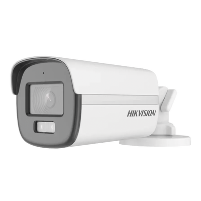 Bala TURBOHD 2MP (1920 x 1080) / Lente 2.8 mm / Imagen a Color 24/7 / Luz Blanca 40m / Exterior IP67 / dWDR / 4 Tecnolog