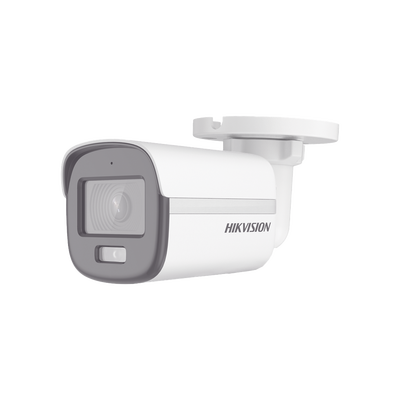Mini Bala TURBOHD 2MP (1920 x 1080) / Lente 2.8 mm / Imagen a Color 24/7 / Luz Blanca 20m / Exterior IP67 / dWDR / 4 Tec