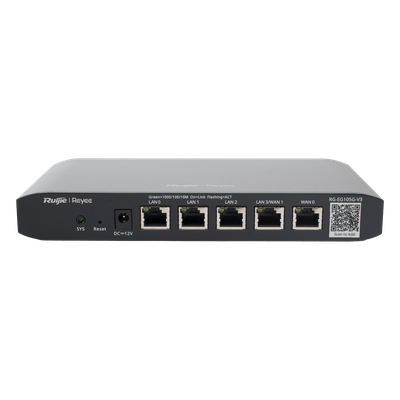 Router Administrable Cloud con 3 Puertos LAN Gigabit, 1 Puerto WAN Gigabit y 1 Puerto LAN/WAN Gigabit Configurable, Hast