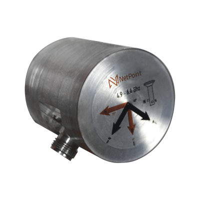 Adaptador de guía de onda Twinwaves para Antenas Mimosa, Netpoint, TXPRO con 2 conectores N-Hembra, frecuencia de 4.9-6.