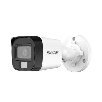 Bala TurboHD 2 Megapíxeles Híbrida B/N – Color VU / IR 25 MTS / Lente 2.8 mm / Luz Blanca 20 mts / Exterior IP67 / Micro