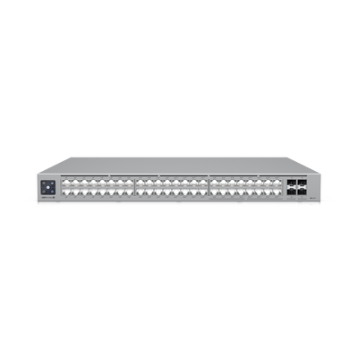 UniFi Switch Pro Max 48 POE, con funciones capa 3, 48 puertos (16 puertos 2.5 GbE (8 POE++ y 8 POE+) y 32 puertos 1 GbE