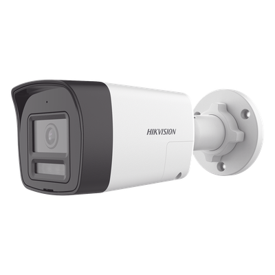Bala TURBOHD 2 Megapixel (1080p) / Lente 2.8 mm / Dual Light (30 mts IR EXIR + 20 mts Luz Blanca) / Micrófono Integrado