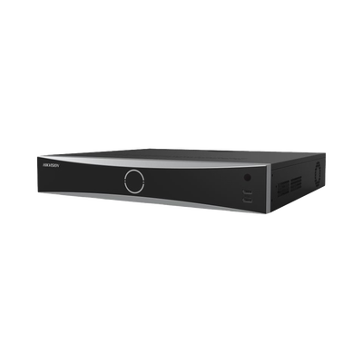 NVR 12 Megapixel (4K) / 32 canales IP / 16 Puertos PoE+ / Reconocimiento Facial / AcuSense (Evita Falsas Alarmas) / 4 Ba