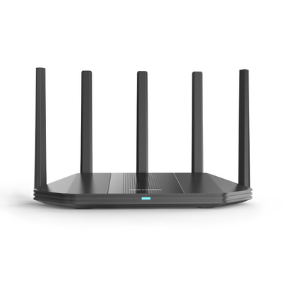 Router Inalámbrico / Wifi 6 / Hasta 1500 Mbps / Doble Banda AC (2.4 GHz y 5 GHz) / 4 Puertos 1000 Mbps / 4 Antenas Omnid