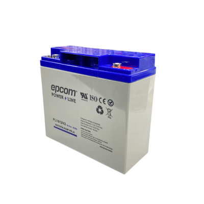 Batería de Respaldo para equipo electrónico / UL / 12V @ 18 Ah / Tecnología AGM-VRLA / Uso en: Alarmas de intrusión / In