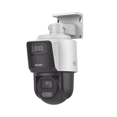 [TandemVu] Domo PT IP 4 MP + 4MP / IP66 / WDR / PoE / MicroSD / Micrófono y Altavoz