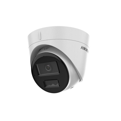 Turret IP 4 Megapixel / Lente 2.8 mm / Dual Light (30 mts IR + 30 mts Luz Blanca) / Micrófono Integrado / Antivandálico