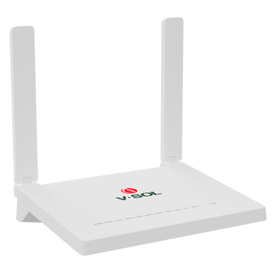 ONU G/EPON con WIFI 6 AX3000 + 4 puertos LAN Gigabit + 1 puerto SC/UPC + 1 puerto USB 3.0, Velocidad Hasta 3000 Mbps