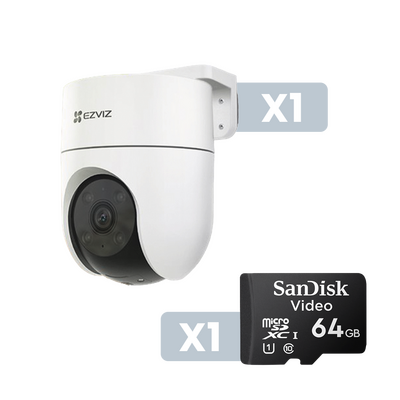 Cámara IP PT Exterior 2 Megapíxel / Wi-Fi / Seguimiento Inteligente / Deteccion Inteligente de Humanos / Audio de Dos Ví