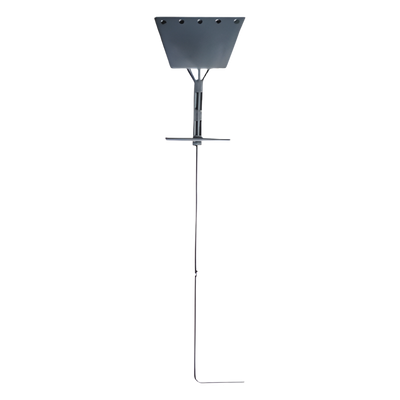 Ancla tipo Paleta con Redondo 3/4″, placa de 1/2″, 195 cm de Largo, Galvanizado por Inmersión en Caliente.