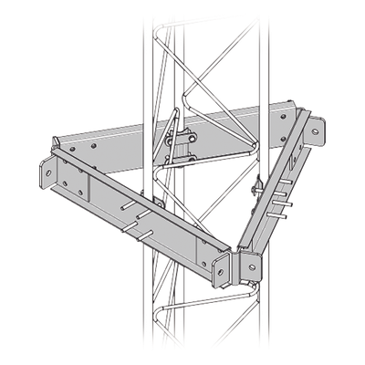 Estabilizador de Torre para Tramos STZ-45G Galvanizado por Inmersión en Caliente.