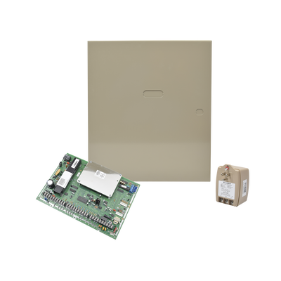 Panel de Alarma Híbrido Cableado convencional / Inalámbrico y Vplex para 87 Zonas / Compatible con AlarmNet y Total Conn