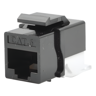 Módulo Jack Cat6 sin herramienta (toolless) keystone – Color Negro