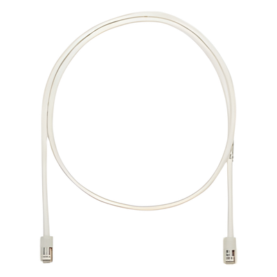Cable de parcheo UTP Categoría 5e, con plug modular en cada extremo – 2 m. – Blanco mate
