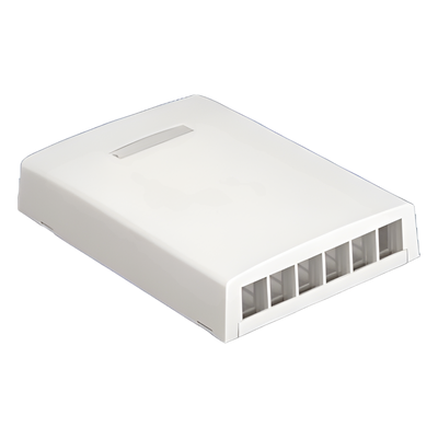 Caja de montaje en superficie para 6 módulos – Blanco Mate