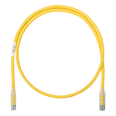 Cable de parcheo UTP Categoría 6, con plug modular en cada extremo – 1.5 m. – Amarillo