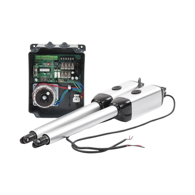 Kit de brazos para automatizar portones vehiculares abatibles de 2 hojas/ 3 Mts / 300 Kg / Uso solo residencial / Compat