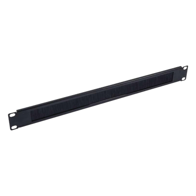 Panel ciego tipo cepillo color Negro, 19in 1UR
