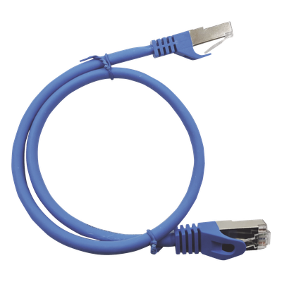 Patch Cord Cat6A 10G blindado 2M ( 6.25 ft ) AZUL