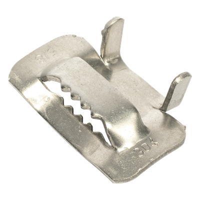 Hebilla para cinta bandit de Acero Inoxidable T, 5/8″, 100 piezas