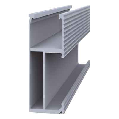 Riel de Montaje Fotovoltaico / Aluminio Anodizado / Longitud 2700 mm (8.9 ft) / Diseño Ligero / Compatible con Múltiples
