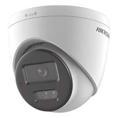 TURRET IP 6 MP / LENTE 2.8 MM / 30 MTS IR / 20 MTS LUZ BLANCA / IP67 / H.265+ / POE / MIC INTEGRADO / MICRO SD