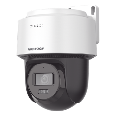 Domo PT IP 4 Megapixel / Lente 2.8 mm / Luz Blanca 30 mts / dWDR / PoE / IP66 / Micrófono y Bocina Interconstruido / Mic