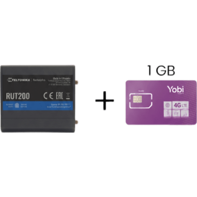 Router Celular Industrial / 4G LTE Cat 4 150 Mbps / Wi-Fi 2.4 GHz / 2 Puertos Ethernet / Operación -40°C a 75°C / Gestió