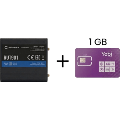 Router Celular Industrial / 4G LTE Cat 4 / 150 Mbps / Wi-Fi 2.4 GHz / Doble SIM / 4 Puertos Ethernet / -40°C a 75°C (-40