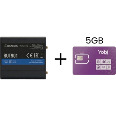 Router Celular Industrial / 4G LTE Cat 4 / 150 Mbps / Wi-Fi 2.4 GHz / 4 Puertos Ethernet / -40°C a 75°C / Gestión RMS Re